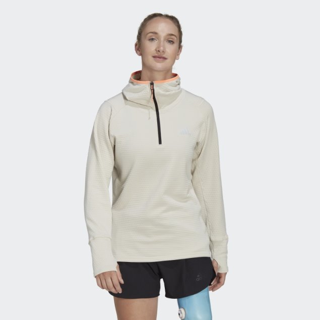 Sudadera Con Capucha De Manga Larga Para Correr X-city De Aluminio Adidas