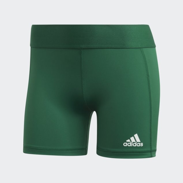 Shorts De Voleibol Techfit Adidas Verde Oscuro