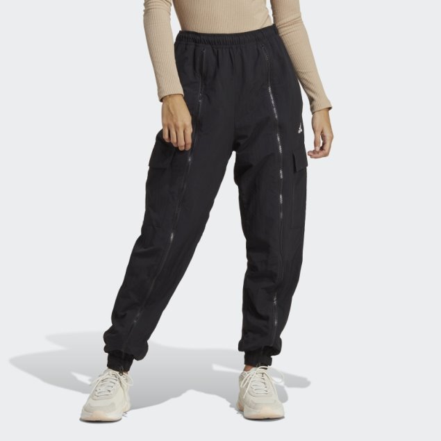 Adidas Dance Knit Pantalones Cargo Versátiles Negros