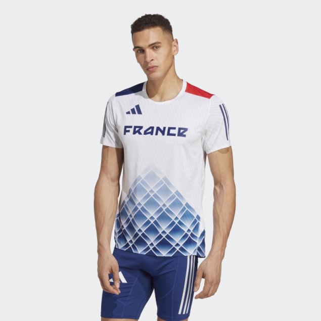 Camiseta Blanca Adidas Adizero Promo