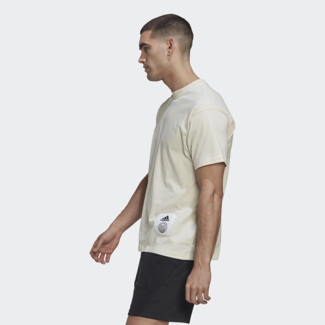 Camiseta Adidas Sin Teñir Con La Gran Insignia Del Deporte (género Neutral)