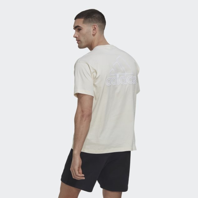 Camiseta Adidas Sin Teñir Con La Gran Insignia Del Deporte (género Neutral)