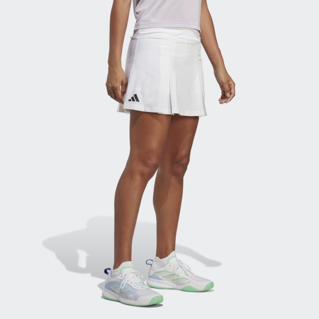 Falda Plisada Club Tennis Adidas Blanca