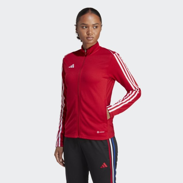 Adidas Tiro 23 Liga De Entrenamiento Chaqueta Roja Caliente