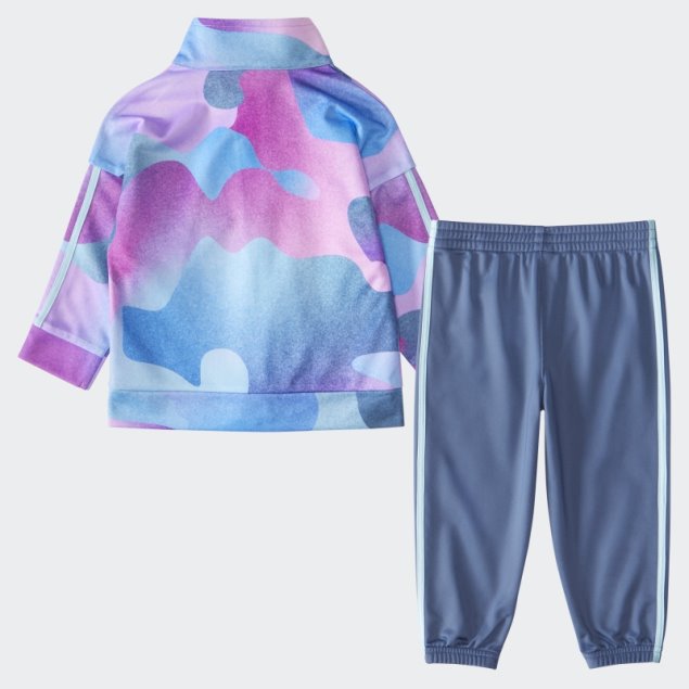 Conjunto Deportivo Con Estampado De Camuflaje Adidas Lila