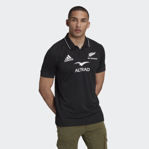 Camiseta All Blacks Rugby Primera Equipación Adidas Negra