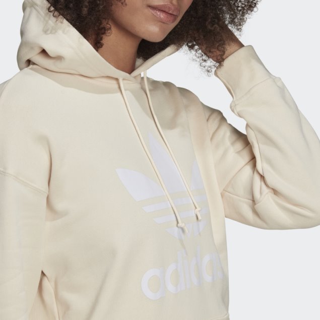 Sudadera Adidas Adicolor Trefoil Blanco