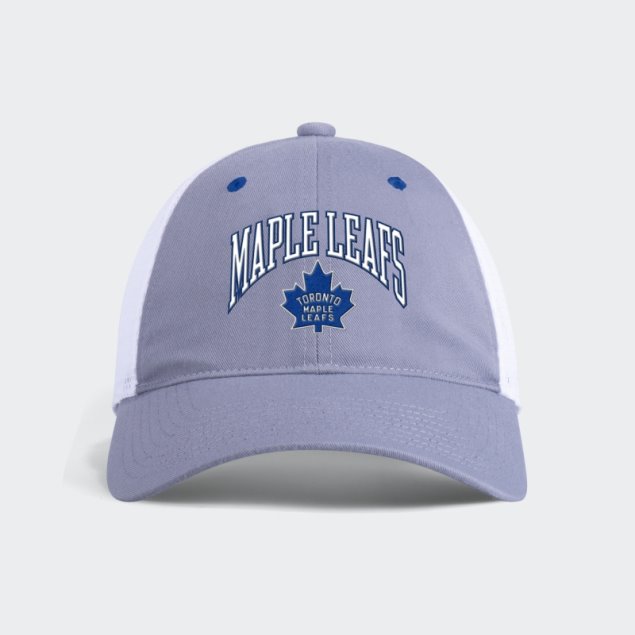 Gorra Trucker Holgada Gris Maple Leafs De Adidas
