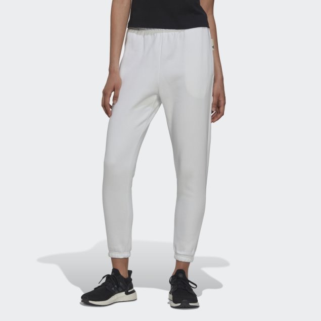 Pantalones Adidas Studio Lounge Regular Fit Blanco