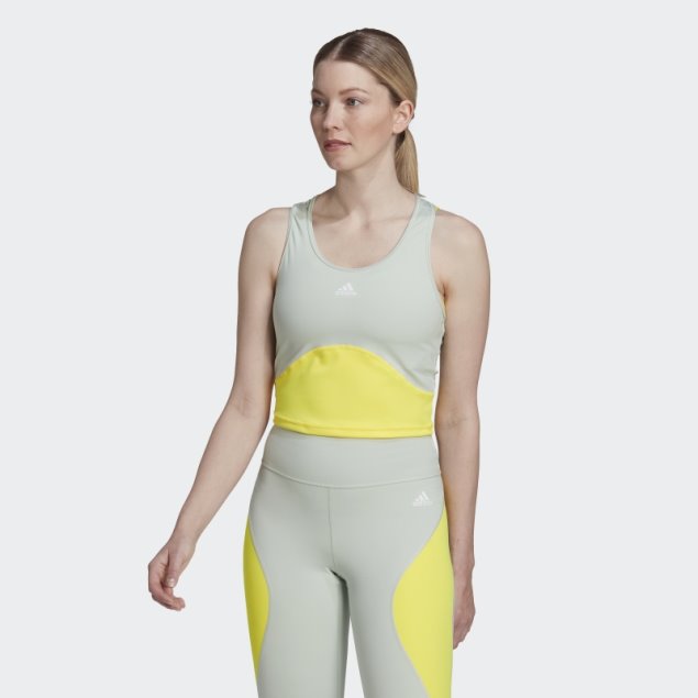 Camiseta Corta Aeroready Train Hiit Verde Adidas