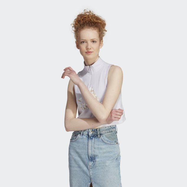 Camiseta Sin Mangas Adidas Graphic Amanecer Plateado