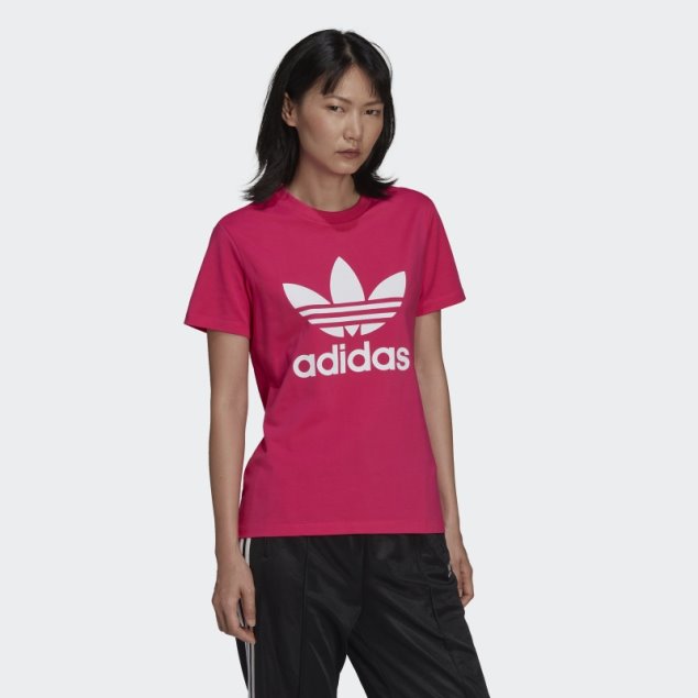 Camiseta Adicolor Classics Trefoil Adidas Real Magenta