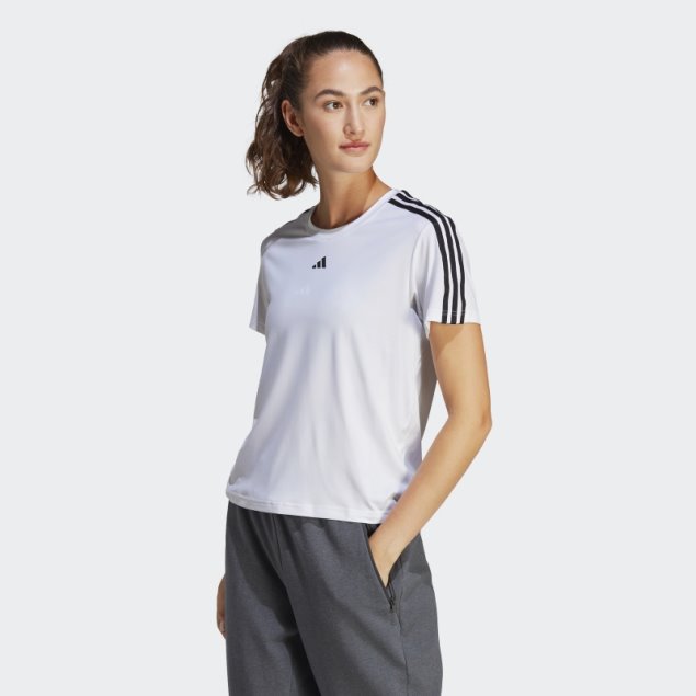 Aeroready Train Essentials 3-stripes Camiseta Adidas Blanco