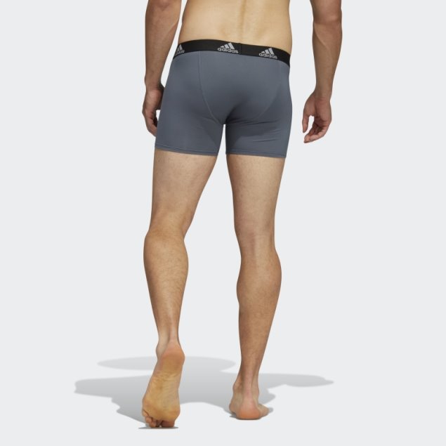 Pack De Tres Calzoncillos Grises De Adidas