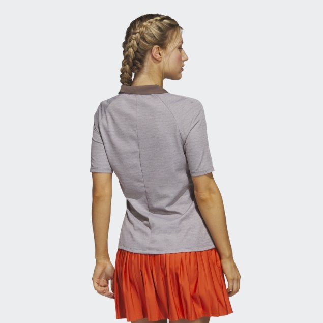 Tierra Adidas Ultimate365 Tour No-show Polo De Golf De Media Manga