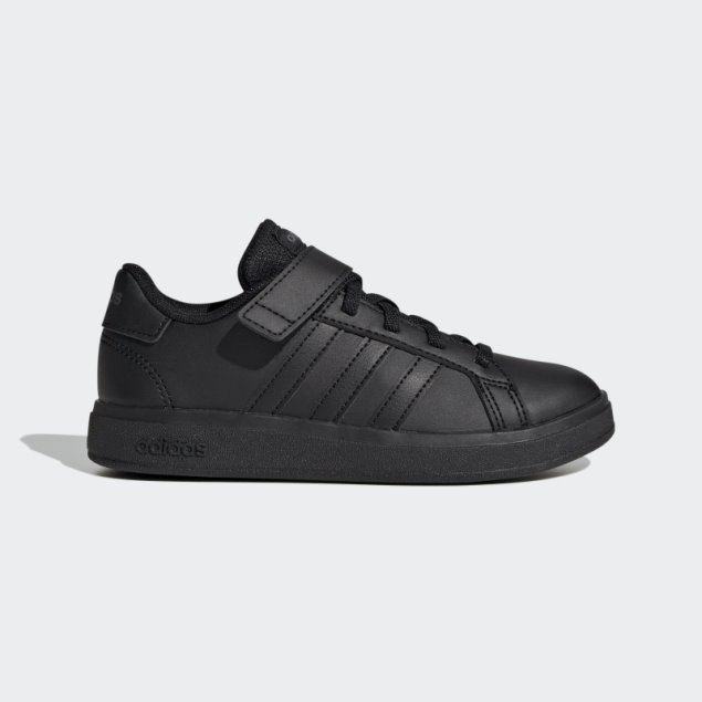 Adidas Grand Court Elastic Lace And Top Strap Zapatos Gris