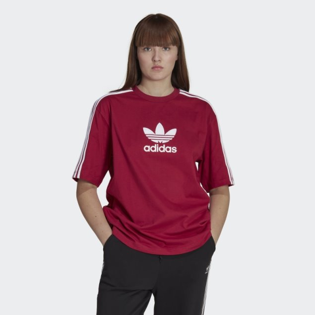 Camiseta Adicolor Trefoil Adidas Burdeos