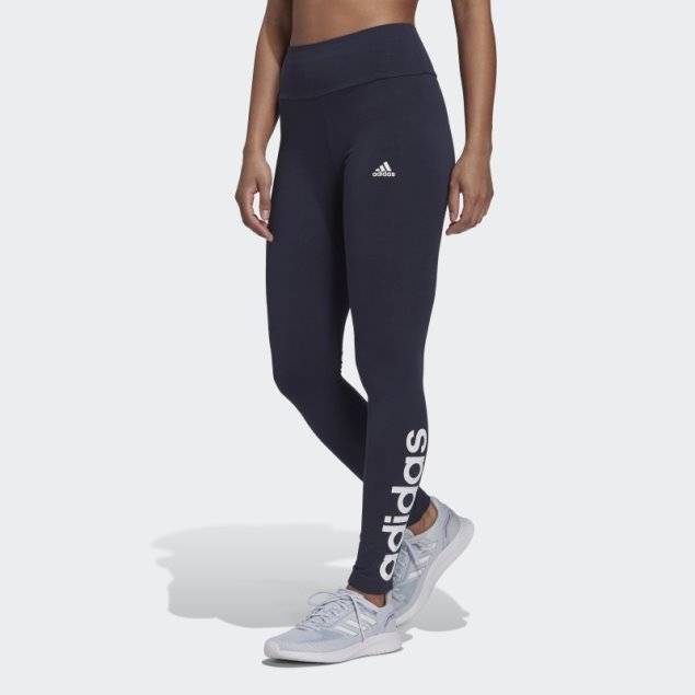 Leggins De Talle Alto Con Logo Adidas Essentials