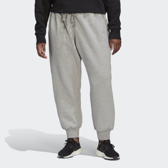 Adidas All Szn Fleece Pants (talla Grande) Gris Medio