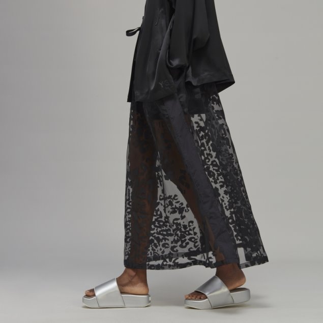 Adidas Y-3 Falda De Leopardo Transparente