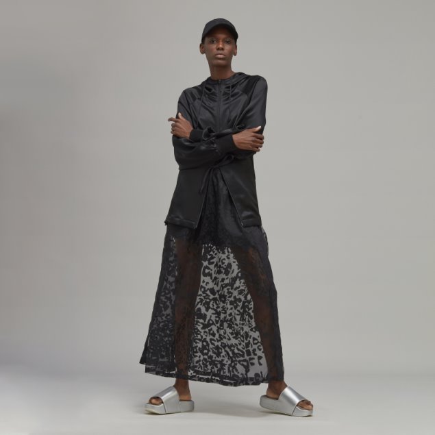 Adidas Y-3 Falda De Leopardo Transparente