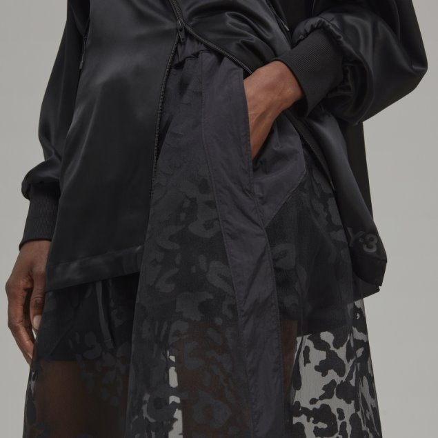 Adidas Y-3 Falda De Leopardo Transparente