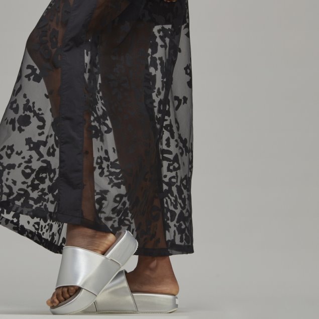 Adidas Y-3 Falda De Leopardo Transparente