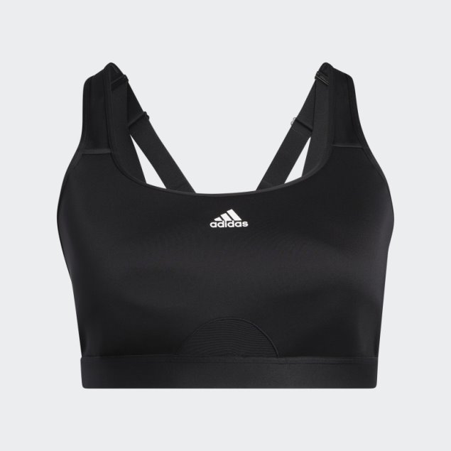 Adidas Tlrd Move Sujetador De Entrenamiento De Alto Soporte (talla Grande) Moda Negro