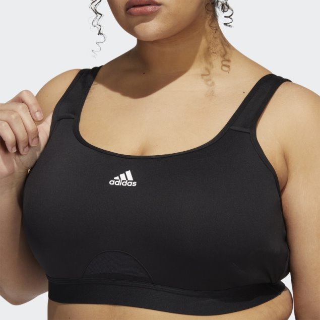 Adidas Tlrd Move Sujetador De Entrenamiento De Alto Soporte (talla Grande) Moda Negro
