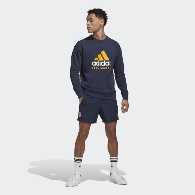 Sudadera Con Capucha Real Madrid Dna Adidas Night Azul Marino