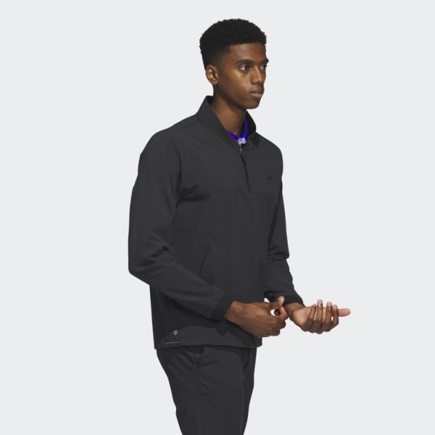 Negro Adidas Ultimate365 Tour Jersey De Golf Elástico