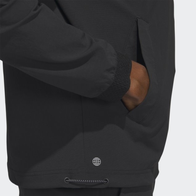 Negro Adidas Ultimate365 Tour Jersey De Golf Elástico