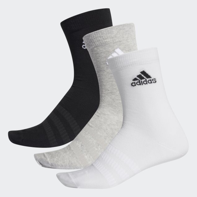 Calcetines Gris Medio 3 Pares Adidas