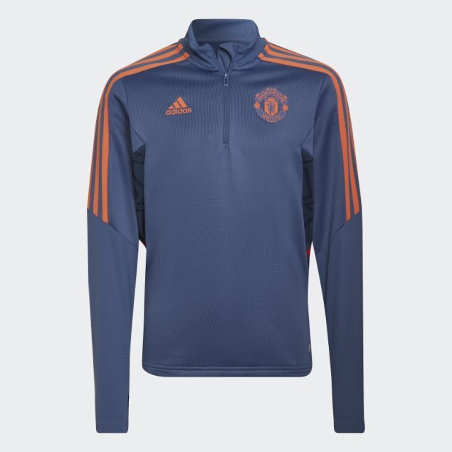 Camiseta De Entrenamiento Condivo 22 Manchester United Azul Adidas