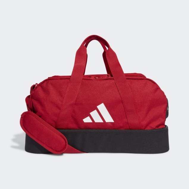 Bolso Tiro League Duffel Pequeño Adidas Rojo