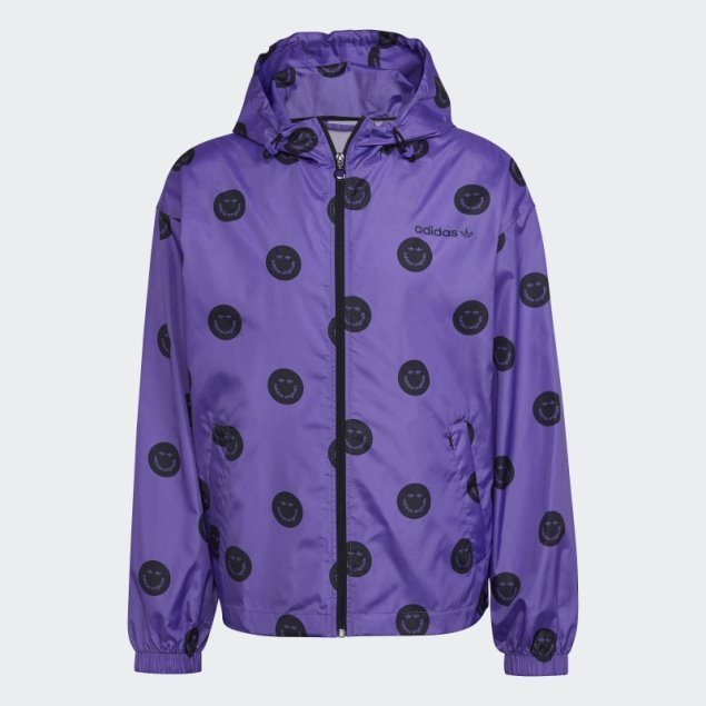 Cortavientos Con Estampado Allover Rush Morado De Adidas