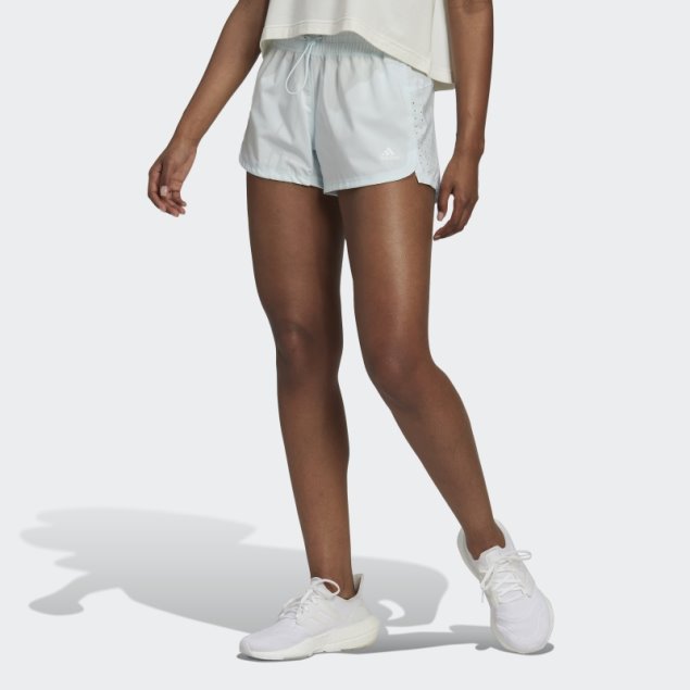 Shorts Pacer Perforados Adidas Azul