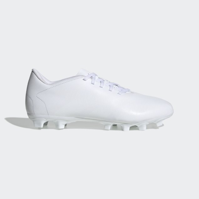Adidas Predator Precision.4 Tacos De Suelo Flexibles Blanco Elegante