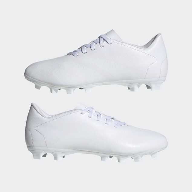 Adidas Predator Precision.4 Tacos De Suelo Flexibles Blanco Elegante