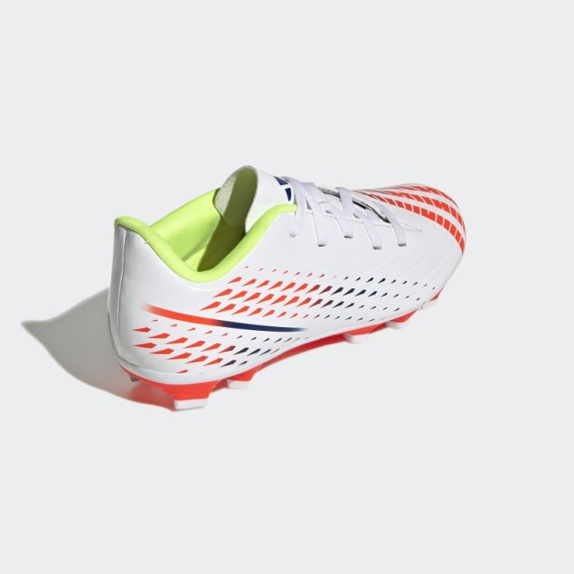 Blanco Predator Edge.4 Tacos De Tierra Flexibles Adidas