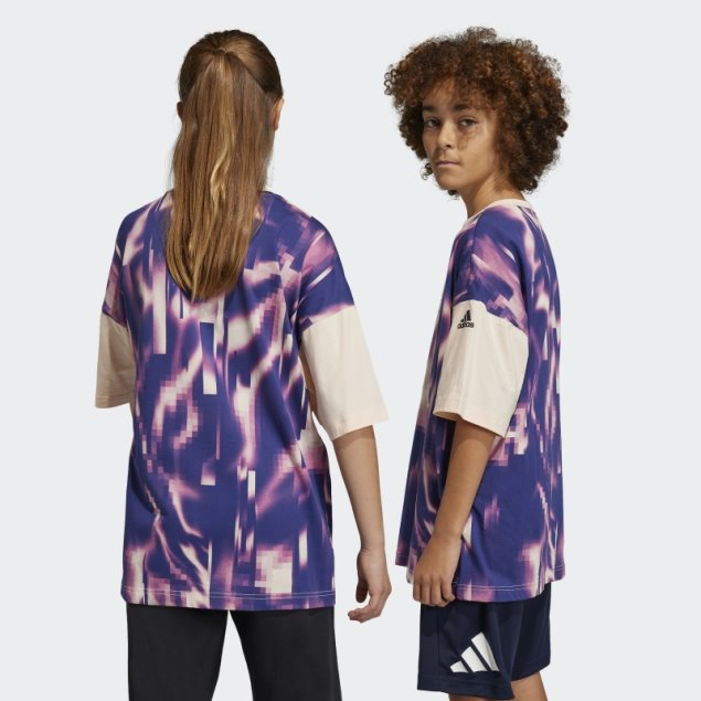 Camiseta Arkd3 Allover Print Fucsia Adidas