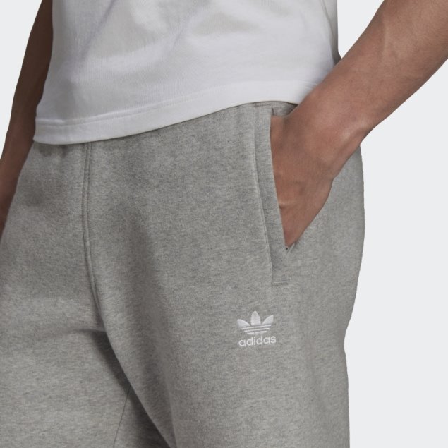 Pantalones Cortos Adicolor Essentials Trefoil Adidas Gris Medio