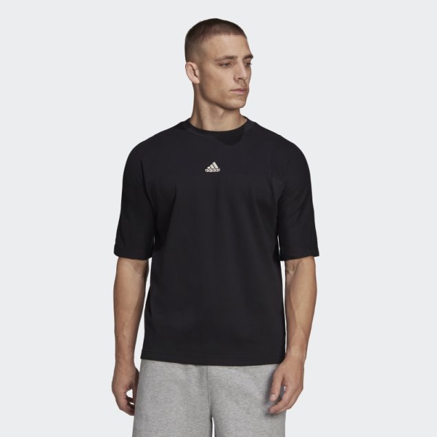 Camiseta Negra Studio Lounge Adidas