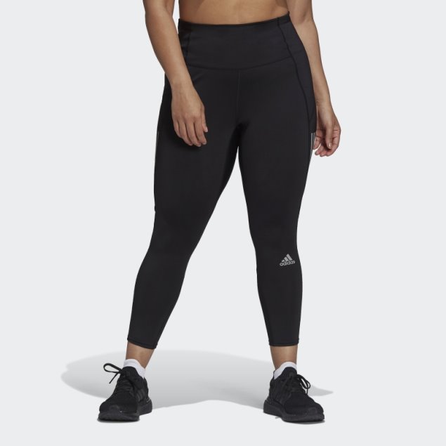 Leggings De Running Adidas Own The Run 7/8 Negros (talla Grande)