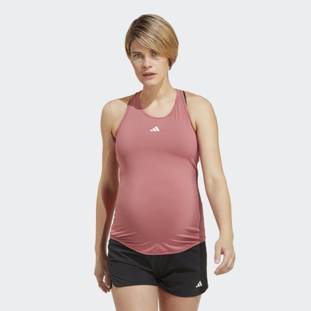 Adidas Aeroready Train Essentials Slim-fit Tank Top (maternidad) Rosa