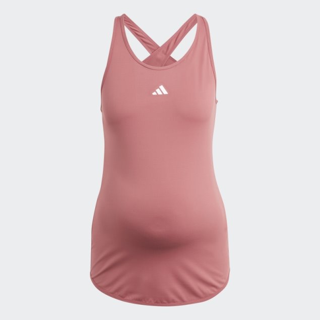 Aeroready Train Essentials Slim-fit Tank Top (maternidad) Rosa Adidas