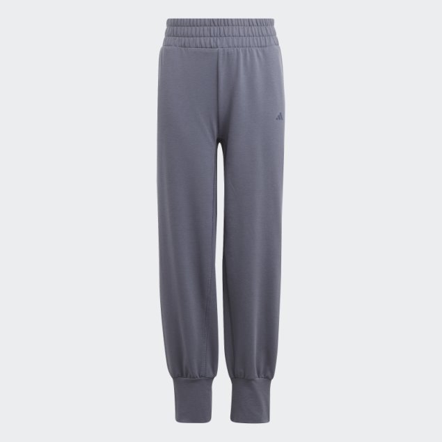 Azul Marino Adidas Aeroready Pantalones De Yoga De Tiro Alto