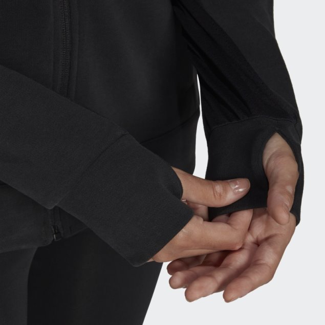 Sudadera Con Capucha Negra Aeroready Made For Training Adidas Fashion