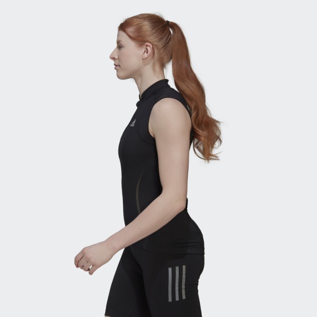Negro La Camiseta Sin Mangas De Ciclismo Adidas