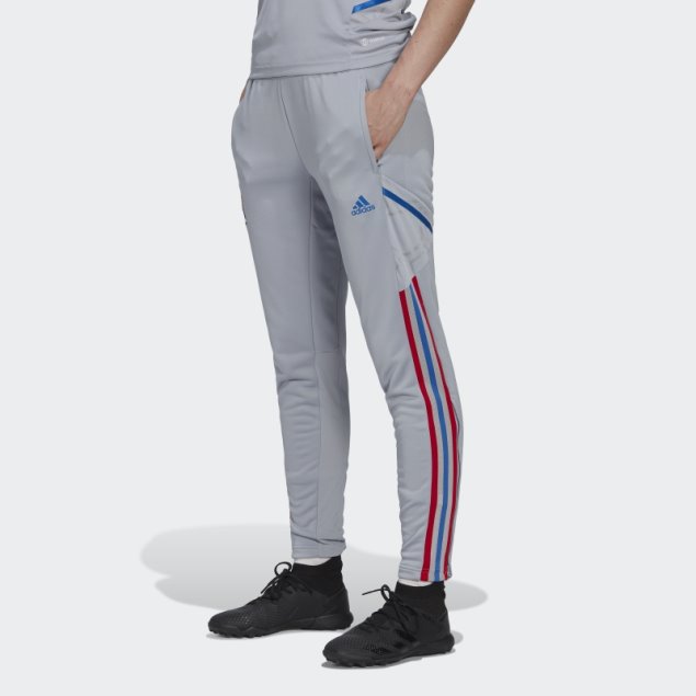 Adidas Olympique Lyonnais Tiro 21 Pantalón De Chándal De Entrenamiento Plateado